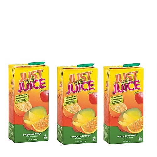 Nước ép Just Juice cam xoài hộp giấy 1L